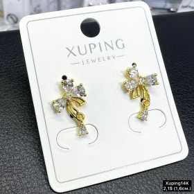 Сережки Xuping14К 10512 ( 1.6 см.)